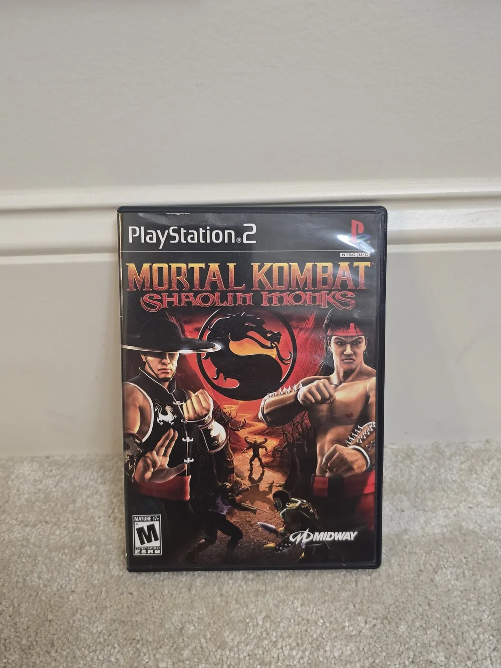 Sony Mortal Kombat: Shaolin Monks - Black/Red Game Case